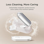 Petcube Bundle of Water Fountain with Stainless Steel Basin+3 Filters Pack | Automatic Wireless Fountain for Cats and Dogs, Easy to Clean, in-App Filter Control, Quiet Pump, Battery Operated