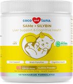 Same and Silybin for Cats - S-Adenosyl-L-Methionine - 120g Powder - Liver Supplement - Promotes Cognitive and Liver Support