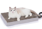 Heated Cat Bed for Indoor Cats and Small Dogs,Automatic Constant Temperature Heating, Anti-Slip Bottom and Machine Washable