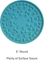 Jalousie Dog Puzzle Balls Cat Treat Dispensing Balls Non-Toxic Natural Rubber Pup Chew Toys for Puppy Pet Dog Teething Puzzle Playing Treat Dispenser Rope (3 Lick Mat + 1 Treat Ball)