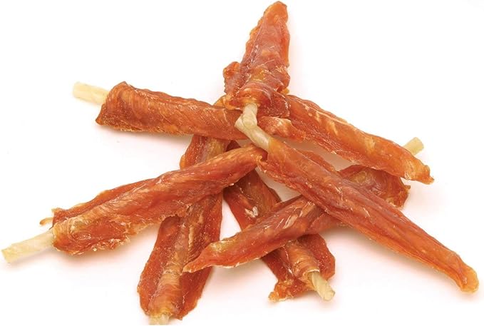 Pet 'n Shape Chicken Dog Treats Bundle - Chik 'n Rings (8 Oz) + Chik 'n Skewers (8 Oz)