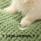 Cat Bed Ultra-Soft 2-in-1 Plush Cat Bed Indoor Cat House Bed Pad with Removable Cushion - Relieves Muscle, Joint Pressure for Ultimate Pet Comfort, Anti-Slip Design, Washable (Medium)