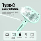 3-in-1 Pet Steam Brush, Grooming Comb with Water Tank for Cats and Dogs, Long and Short Hair (Green)