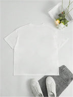 Floerns Women's Graphic Short Sleeve T Shirts Y2k Round Neck Streetwear Tee Shirts