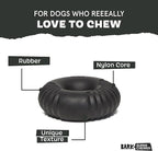 Barkbox Super Chewer Tough Dog Chew Toys for Aggressive Chewers, Dental Stimulating (Radius - Large)
