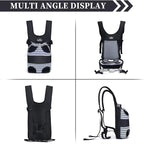 Pet Carrier Backpack, Pet Front Dog Carrier Backpacks, Adjustable Pet Front Cat Dog Carrier Backpack Travel Bag, Legs Out, Easy-Fit for Traveling Hiking Camping for Small Cats Dogs