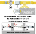 Personalized Safety Elastic Cat Collars with Bell Soft Silicone Cover for Air Tag,Laser Customized Stretch Kitten Collars for Girls Boys Cats (Yellow)