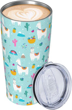Llama Tumbler with Lid and Straw, Llama Cup 20 Oz Stainless Steel Insulated Water Bottle Travel Coffee Mug, Llama Gifts for Women