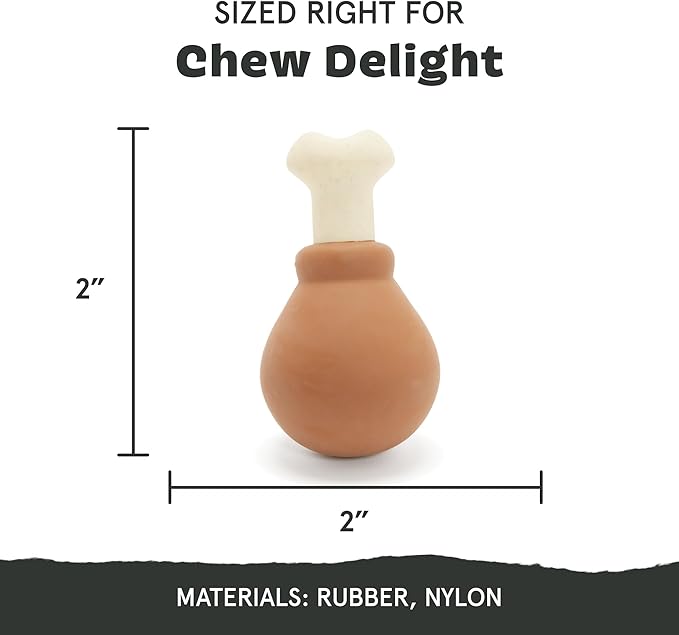 Barkbox Super Chewer Tough Dog Chew Toys for Aggressive Chewers, Dental Stimulating (Turkey - Large)