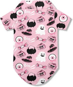 Halloween Dog Shirt for Medium Dogs Ghost Dog Clothes Soft Breathable T-Shirts Halloween Outfit Party Cosplay Supplies for Pet Puppy Cat Pullover Clothes Comfortable & Easy to Wear