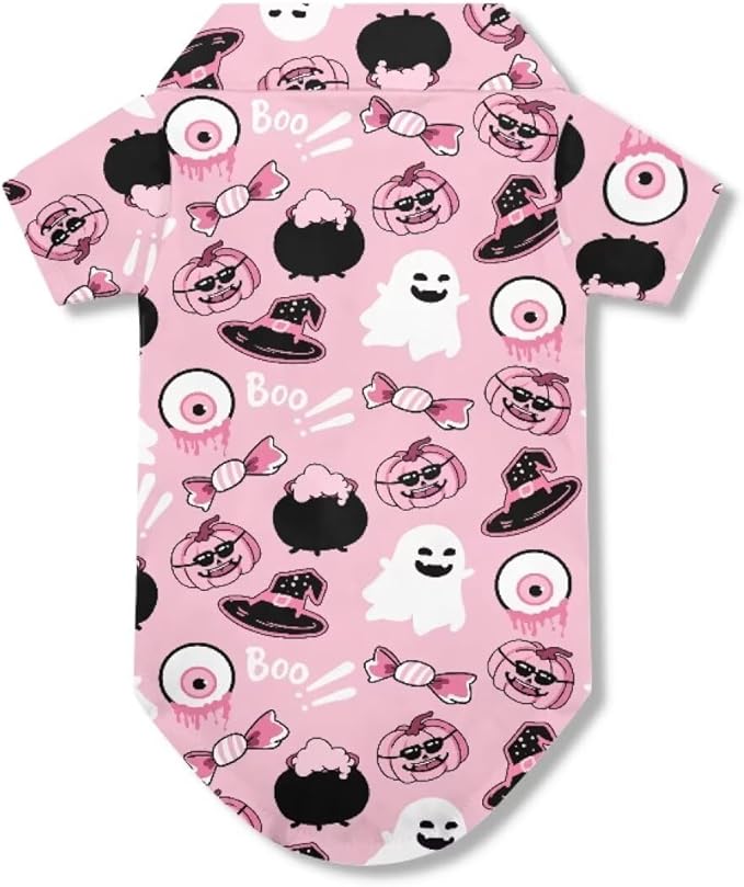 Halloween Dog Shirt for Large Dogs Ghost Dog Clothes Soft Breathable T-Shirts Halloween Outfit Party Cosplay Supplies for Pet Puppy Cat Pullover Clothes Comfortable & Easy to Wear