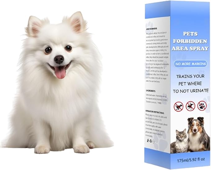 Dog Training Spray (5.92 fl oz) – Discourages Chewing, Barking & Peeing – Indoor & Outdoor Behavior Corrector for Dogs and Cats – Gentle for Dog