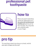 Petsmile Professional Pet Toothpaste for Cats & Dogs - Only VOHC Accepted Toothpaste - Clinically Proven to Control Plaque & Tartar Calprox Formula (Say Cheese, 4.2 Oz)