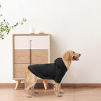 BINGPET Dog Hoodie, Fleece Lined Fall Cold Winter Soft Warm Puppy Sweatshirt with Leash Hole, Dog Sweaters Outfit,Pullover Happy Hoodie for Small Medium Large Dogs Cats