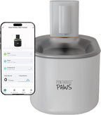 Smart Wireless Cat Water Fountain, 3.5L/118oz Automatic Pet Water Dispenser with App Control, Ultra Quiet, UV Sterilization & Filtered Flow for Cats & Dogs