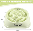 Slow Feeder Dog Bowls for Healthy Eating, Non-Slip and Anti-Choking Design, Reduces Bloating & Overeating for Large Dogs, Easy to Clean
