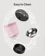 Petory Timed Automatic Cat Feeders - 4L Programable Dry Food Dispenser for Cats and Small Medium Dogs 6 Meals with Desiccant Bag Dual Power Supply 10S Voice Recorder