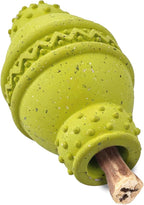 Max Fusion Made with Nike Grind, Arlee Cannon Treat Dispensing Dog Toy for All Dogs, Treat Dispenser, Durable Treat Toys, Natural Rubber Chew Toy, XLarge, Yellow, 1 Count