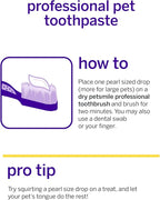 Petsmile Professional Pet Toothpaste for Cats & Dogs - Only VOHC Accepted Toothpaste - Clinically Proven to Control Plaque & Tartar Calprox Formula (London Broil, 2.5 Oz)