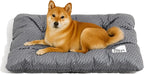 FUNNY FUZZY 35×23 Washable Dog Crate Bed,Orthopedic Cushion Mattress for Large Dogs-Fits 36 Inch Dog Crates, Reversible,Durable & Comfortable Pet Bed,L,Charcoal Grey