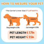 Petskd Top-Expandable Pet Carrier 19x13x9 Inches Southwest Allegiant Airlines Approved, Soft-Sided Carrier for Small Dog Under 12 lbs and Large Cat Under 15 lbs(Black)