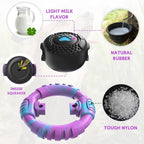 Dog Toys for Aggressive Chewers Large Medium Small Breed Indestructible Durable Tough Squeaky Dog Chew Toys to Keep Them Busy Nylon Rubber Interactive Dog Toys