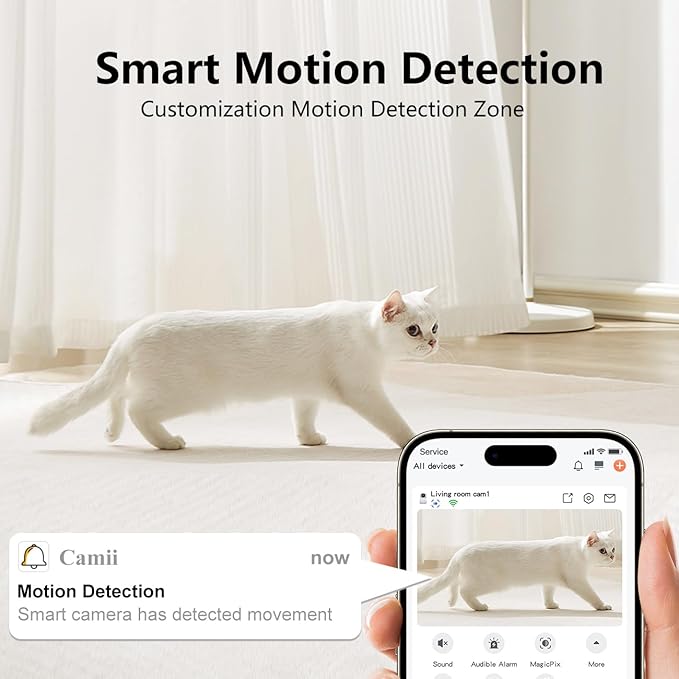 2K Pet Camera Indoor, 5G/ 2.4G Indoor Cameras for Home Security, Baby/Dog/Pet/Elder Camera with Phone App, Night Vision, Auto Tracking, Human/Pet Detection, Cloud&SD Storage
