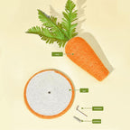 Cat Scratching Post, Sisal Cat Scratcher Cat Scratch Post Cat Scratching Tree Carrot Cat Climbing Frame for Indoor Cats and Kittens