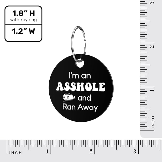 MYLUCKYTAG QR Code Stainless Steel Personalized Dog ID Tag, Engraved Dog Collar Tag for Online Pet Profile and Location Alerts