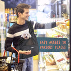 SlowTon Pet Dog Sling Carrier, Hands Free Hard Bottom Papoose Small Animal Puppy Up to 6 lbs Travel Bag Tote Breathable Mesh Support Adjustable Padded Strap Pocket Safety Belt Machine Washable