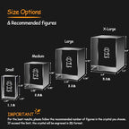 3D Crystal Photo, Personalized Dog, Cat Memorial Gifts for Pet Owners. Gift Box Included, Customized Laser Etched Crystal Photo (Small Portrait)