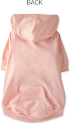 Rocky – The Orginal Lightweight Hooded TEE 100% Organic Cotton Dog Hoodie Pet Coat Sweater for Small, Medium, Large Dogs, Pink, Medium