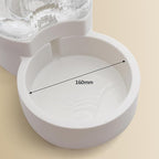 Pet Water Dispenser, Gravity Automatic Dog Water Bowl & Cat Water Dispenser, 4L Cat Dog Waterer Station, Self Water Dish Without Electricity Auto Water for Cats Dogs Bunny