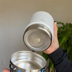 GiNT 37oz Insulated Stainless Steel Dog & Human Water Bottle | Leakproof Travel Dispenser with Detachable 10oz Bowl, 24H Cold/12H Hot, Carrying Case for Walking, Hiking,Camping & Outdoor Travel(Green)