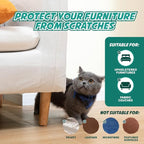 1 Roll Cat Scratch Furniture Protector Tape – Double-Sided Sticky Training (4" x 20ft) – Anti-Scratch Sofa & Couch Guard – Clear, Easy to Apply & Remove – Not for Leather, Velvet, Microfiber