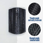 IMISNO Cat Self Groomer Toy Wall Corner Massage Comb Perfect Massager Brush with Catnip (4 PCS Black)