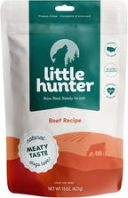 Little Hunter- Freeze Dried Dog Food Raw USDA Beef | for Small & Large Breeds | High Protein + Organic Fruits & Veggies Veterinarian Made Small Batch