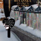 12 inch Metal Dog Memorial Grave Markers Dogs Cemetery Headstones Decorations Stakes Cemetery Memorial Plaque for loss of Puppy Pet Cross Tombstones Stake Ornaments Sign for Garden Outdoor Yard