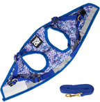 Travel Cat Harness and Leash Set - Adjustable Fit Mesh Cat Harness and Reflective Strap - Comfort Walking Vest for Kitten for Outdoor Walking, Hiking (Large, Groovy)