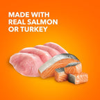 IAMS Perfect Portions Indoor Adult Grain Free Wet Cat Food Pate, Turkey and Salmon Recipe, 2.6 oz. Twin-Pack Trays (12 Count, 24 Servings) (Pack of 2)