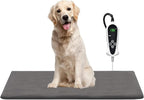Pet Heating Pad for Dogs Cat Heating Pad with Timer,Temperature Adjustable Electric Heated Cat Dog Bed Waterproof Heated Pet Bed Mat Cat Warming Pad (Large: 32" x 20")