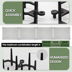 12 Pack Cat Deterrent Mat, 16 x 13 inch Scat Mat with Spikes for Indoor & Outdoor Pet Training, Keep Cats & Dogs Away Protect Plants, Furniture and Countertop