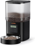 WOPET Automatic Cat Feeder (Black Cat Feeder, Regular)