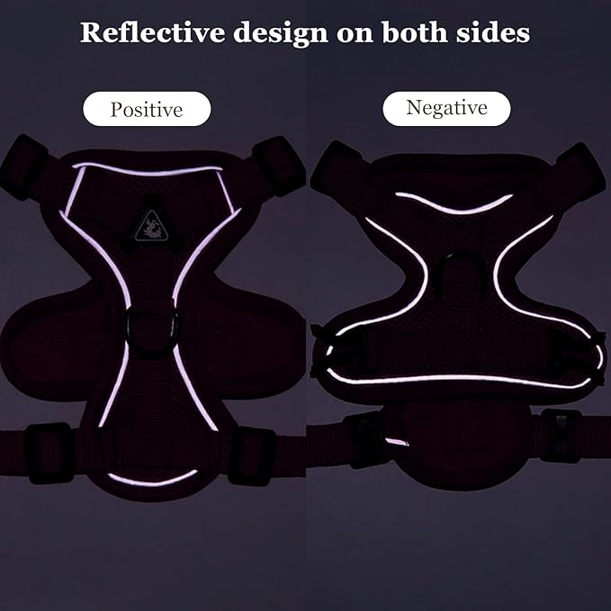 Wanheart Summer cat Chest Harness and Leash, Anti-Escape Adjustable Soft mesh cat Leash and Chest Harness Set for All Types of Cats cat Vests (Rose red, S)