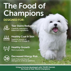 Nature's Protection Superior Care White Dogs Rice Based Dry Dog Food - High Protein, Tear Stain Dog Food for All Breeds Light Coated All Life Stages Dogs, Fresh Pet Meal, White Fish, 8.8 lb