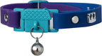 Kittyrama Monte Carlo Cat Collar with Bell. Breakaway Collar. Won't Rub Fur. Lightweight, Soft & Comfy