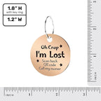 MYLUCKYTAG QR Code Stainless Steel Dog ID Tag, Engraved, Durable Dog Collar Tag with Digital Pet Profile & Location Alerts