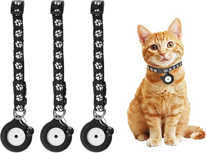 Smart Cat Door for Interior & Exterior, Cat Pet Door with 3 Collar Sensor Keys & 1 Remote Control & 4 Way Locking Cat Flap with RFID Collar Activated Opening Cat Door (White Tags 2Pack)