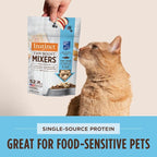 Instinct Raw Boost Mixers Freeze Dried Cat Food Topper, Grain Free - Wild-Caught Pollock, 5 oz. Bag