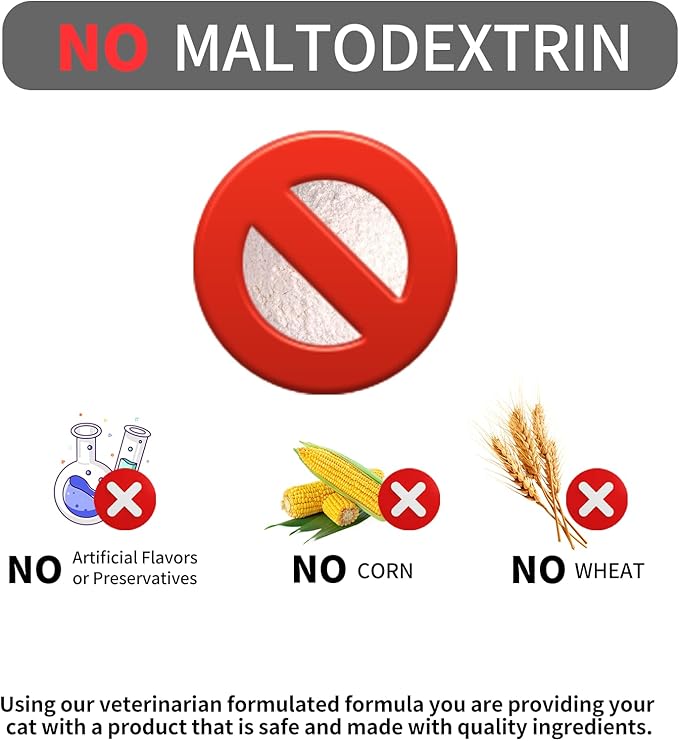 Lysine Supplement for Cats, Cat Treats for Sneezing and Runny Nose, Cat Cold, Cat Immune Support, Eye Function, and Respiratory Health, L-Lysine cat Vitamins for Cats (120 Pills, Salmon)